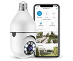 Ampoule Caméra IP 3MP Pan/Tilt – Sécurité 360°, Vision Nocturne & Détection Humaine