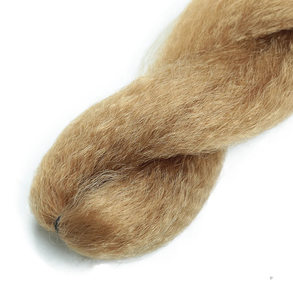 Kinky Straight Crochet Vixen Bundles Premium Synthetic Fibers Braiding Hair for Black Women Hair Extension